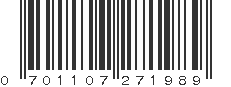 UPC 701107271989