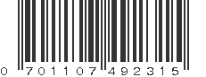 UPC 701107492315