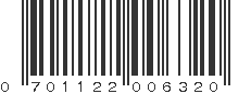 UPC 701122006320