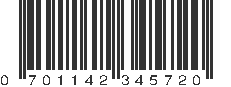 UPC 701142345720