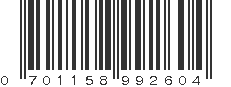 UPC 701158992604