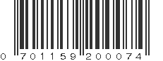 UPC 701159200074