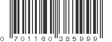 UPC 701160385999