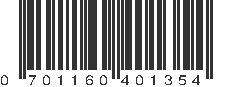 UPC 701160401354