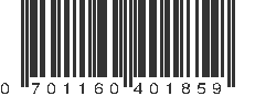 UPC 701160401859