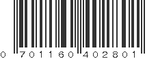 UPC 701160402801