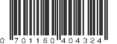 UPC 701160404324