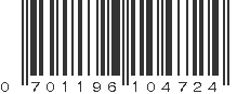 UPC 701196104724