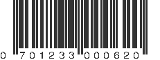 UPC 701233000620