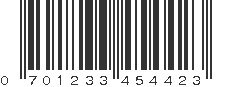 UPC 701233454423