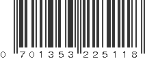 UPC 701353225118