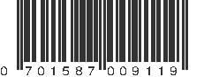 UPC 701587009119