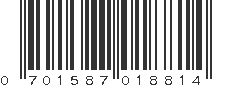 UPC 701587018814