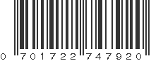 UPC 701722747920