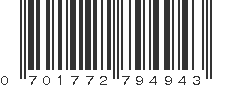 UPC 701772794943