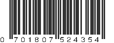 UPC 701807524354