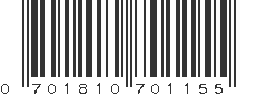 UPC 701810701155