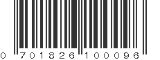 UPC 701826100096