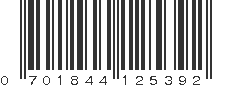 UPC 701844125392