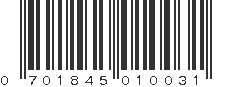 UPC 701845010031