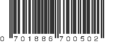 UPC 701886700502