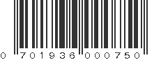 UPC 701936000750