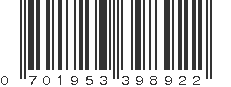 UPC 701953398922