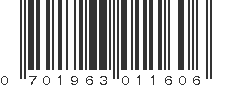 UPC 701963011606