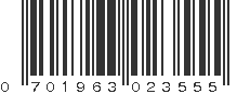 UPC 701963023555