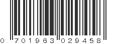 UPC 701963029458