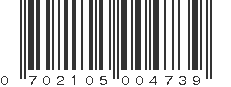 UPC 702105004739