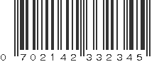 UPC 702142332345