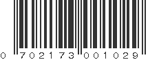 UPC 702173001029