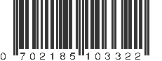 UPC 702185103322