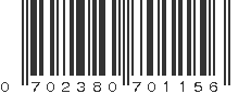 UPC 702380701156