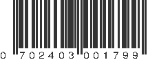 UPC 702403001799