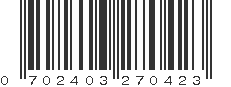 UPC 702403270423