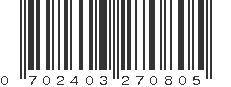 UPC 702403270805