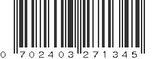 UPC 702403271345