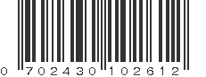 UPC 702430102612