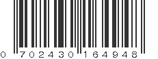 UPC 702430164948