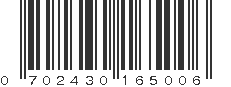 UPC 702430165006