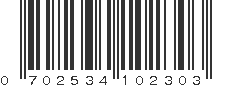 UPC 702534102303