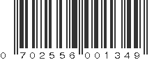 UPC 702556001349