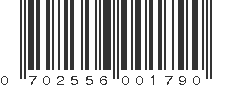 UPC 702556001790