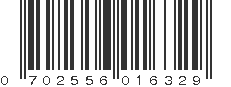 UPC 702556016329