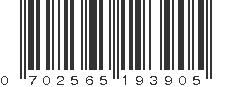 UPC 702565193905