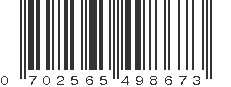 UPC 702565498673