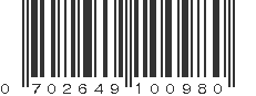 UPC 702649100980