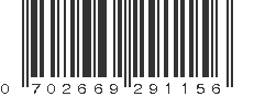 UPC 702669291156